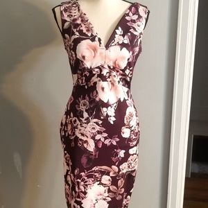 Asos maternity stretchy floral dress sz 10